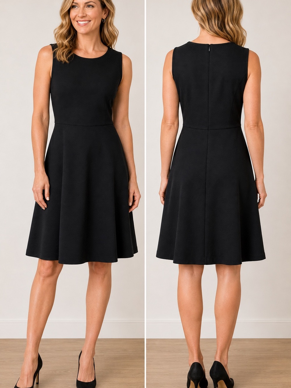 Talbots Petite Black Fit & Flare Dress
MP Ribbed Knit Sleeveless